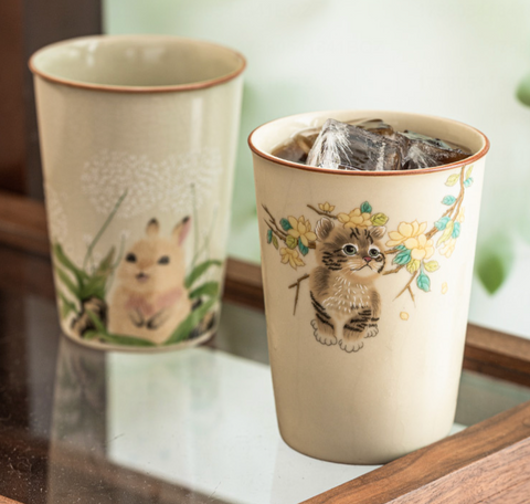 Floral Ceramic Cup 250ml
