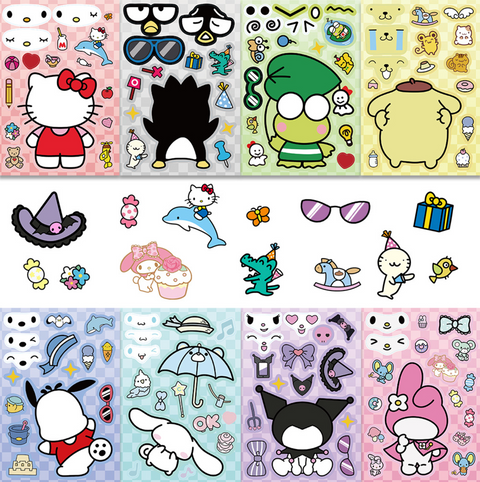 Sanrio Fun Stickers 8 Pack