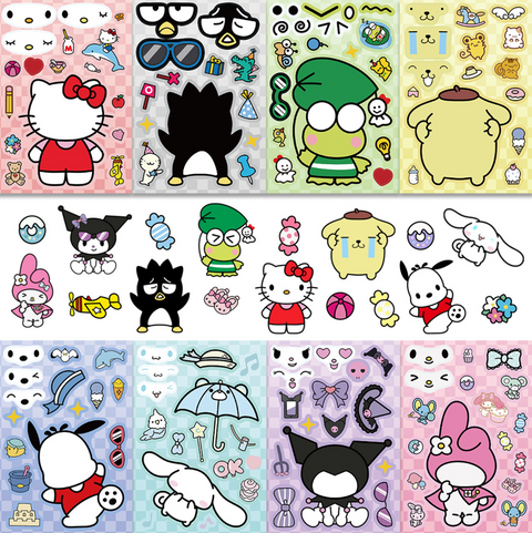 Sanrio Fun Stickers 8 Pack