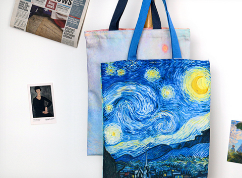 Famous Painting Canvas Bag