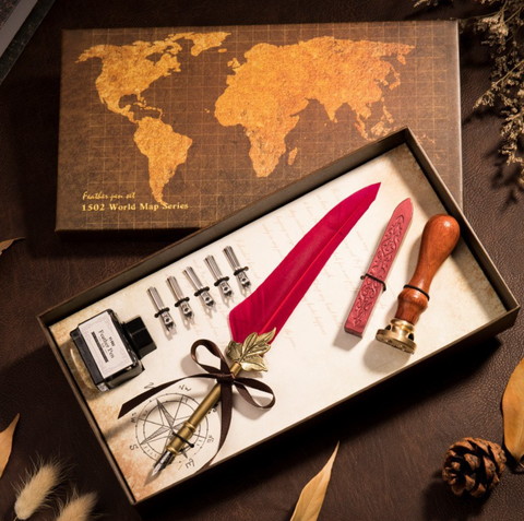 Red Feather Pen Viscount 9 Piece Set