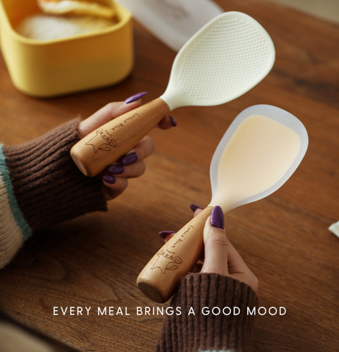 Lotus Blue Rice Paddle