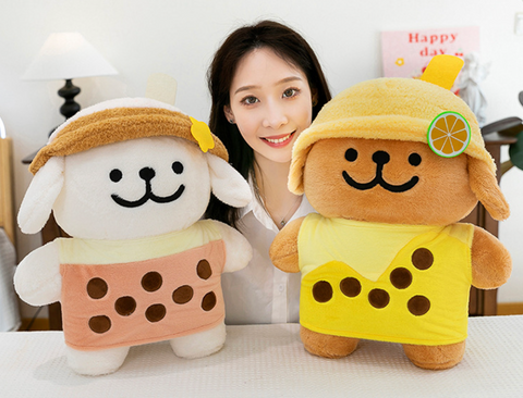 Maltese Bubble Tea Plush 30cm