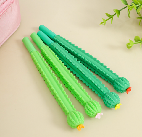 Cactus Green 0.5mm Black Gel Ink Pen