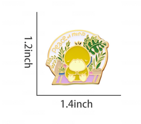 Peace of Mind Psyduck Pokemon Pin