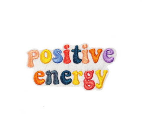 Positive Energy Embroidered Badge Set