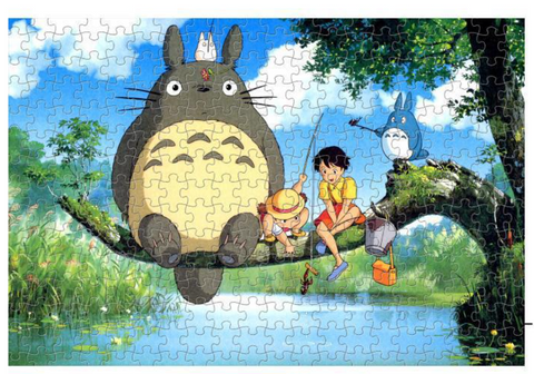 Totoro Fishing Jigsaw Puzzle 1000pc