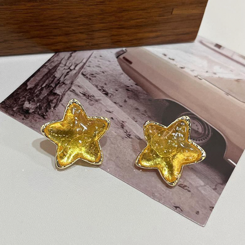 Golden Star Earring