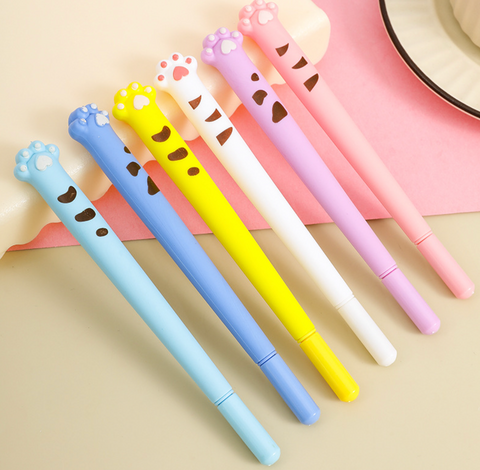 Cat Paw Squishy 0.5mm Black Gel Ink Pen