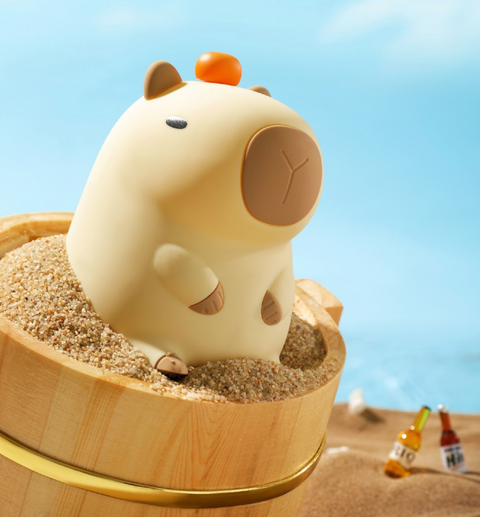 Orange Capybara Nightlight