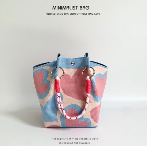 Minimalist Ring Knit Handbags