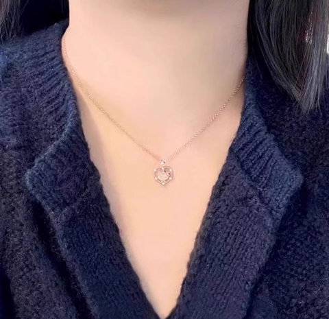 Silver Cinnamonroll Cloud Necklace