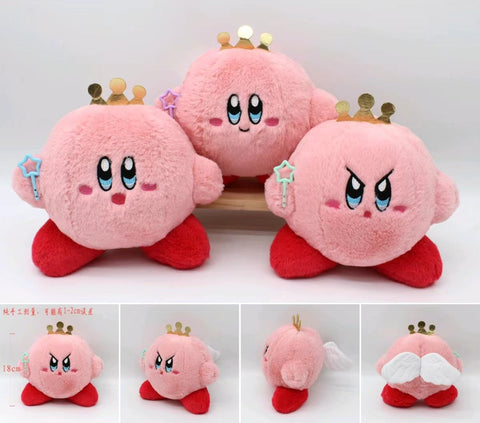 25cm Gold Crown Kirby Plush