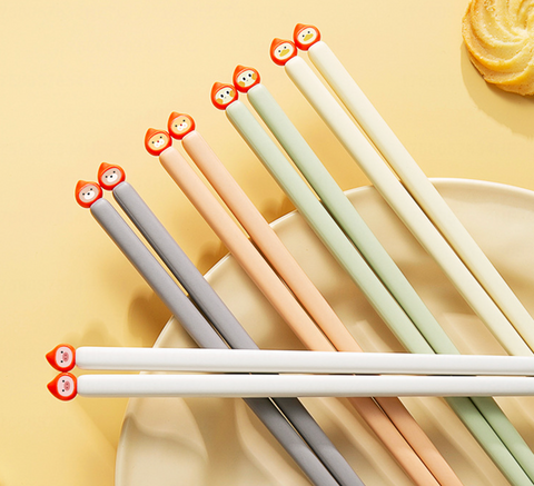 Peachy Pets Alloy Chopstick 5 Set