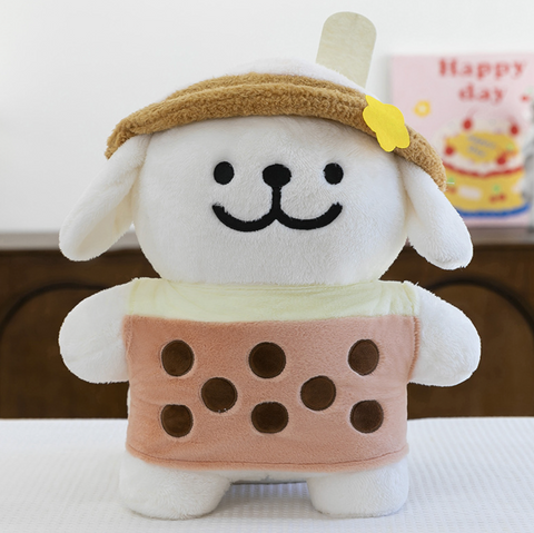 Maltese Bubble Tea Plush 30cm