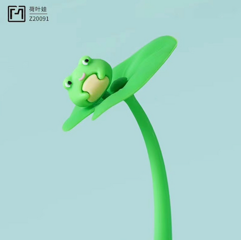 Lotus Leaf Frog 0.5mm Black Gel Ink Pen