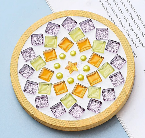 Circle Mosaic Plate DIY