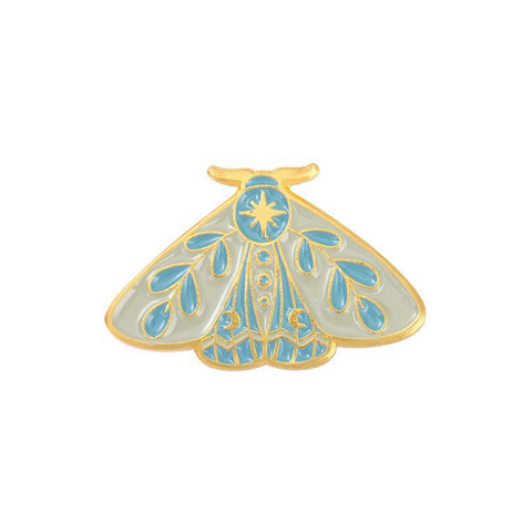 Green Leaf Luna Moth Pin