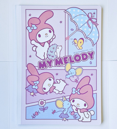Sanrio Cute Comic Style B5 Lined Notebook