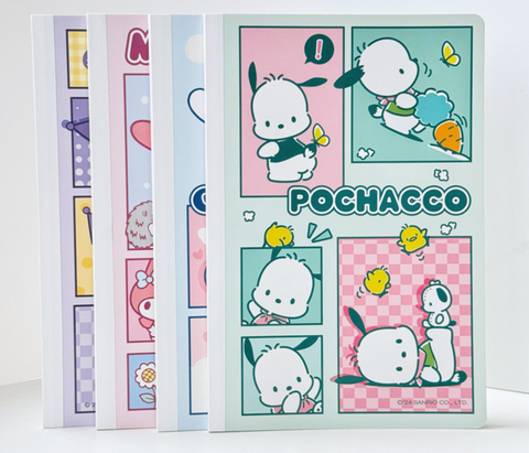 Sanrio Comic Square A5 Lined Notebook