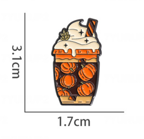 Pumpkin Spiced Whipped Coffee Pin