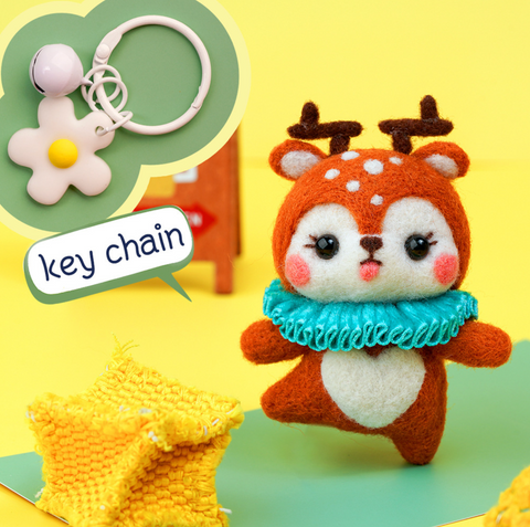 Ballet Animal Keychain Felt Kit