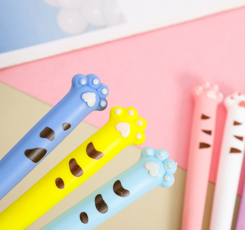 Cat Paw Squishy 0.5mm Black Gel Ink Pen