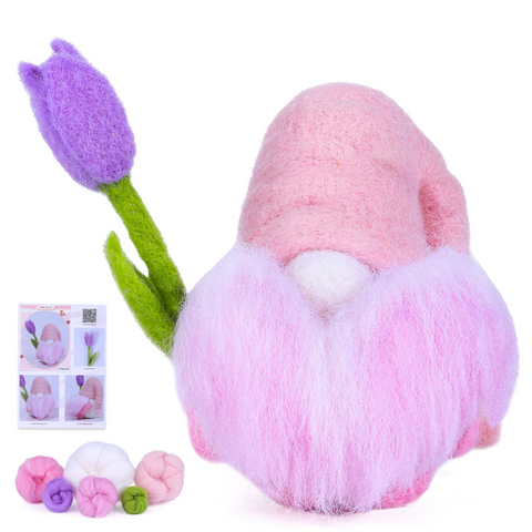 Tulip Pink Gnome Felt Kit