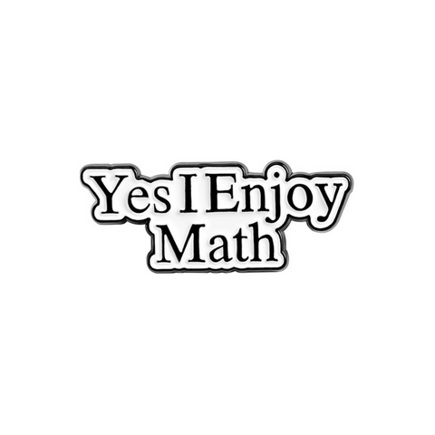 Enjoy Math Pin