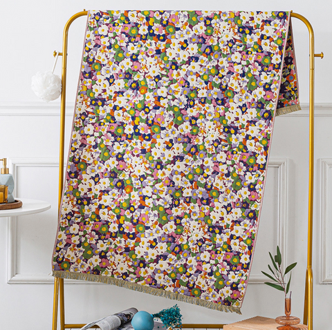 Field of Daisies Colorful Cotton Towel Blanket 80*160cm