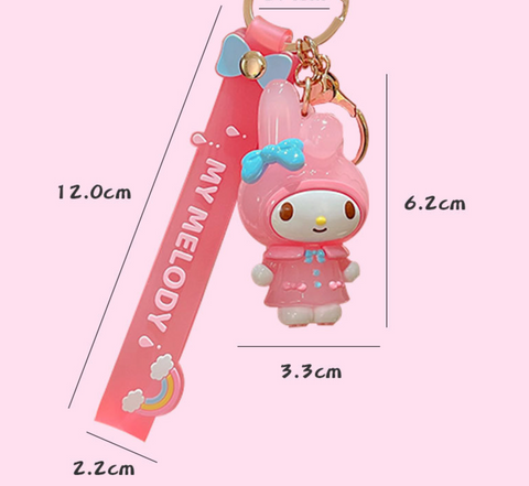 Sanrio Raincoat Keychain