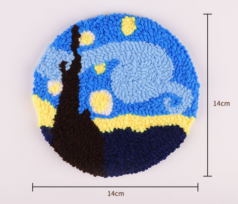 Sunflower Carpet Coaster DIY