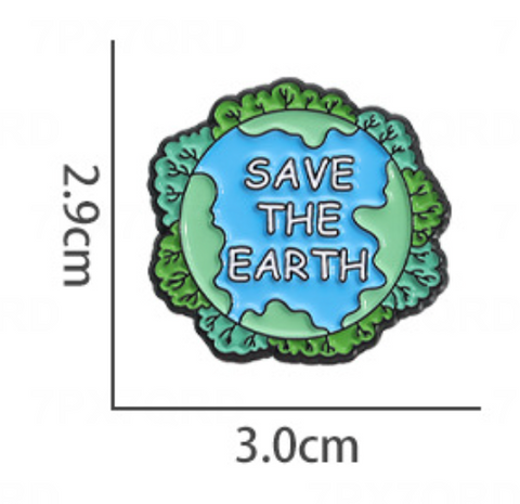 Save the Earth Pin