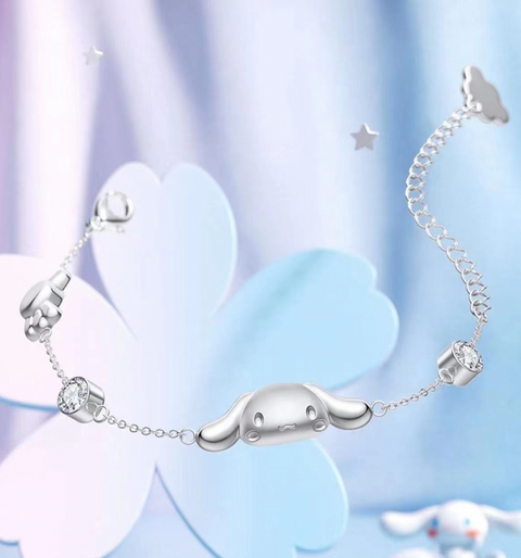 Silver Cinnamonroll Bracelet