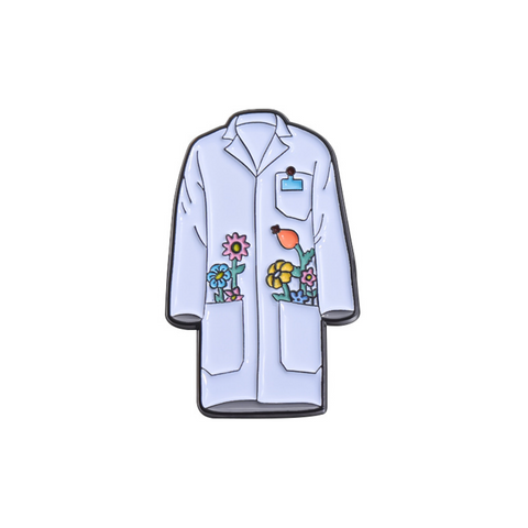 Flower Doctor Coat Pin