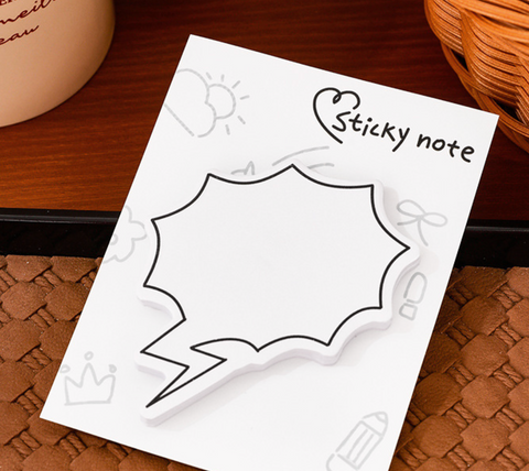 Minimalist Speech Bubble Sticky Notes