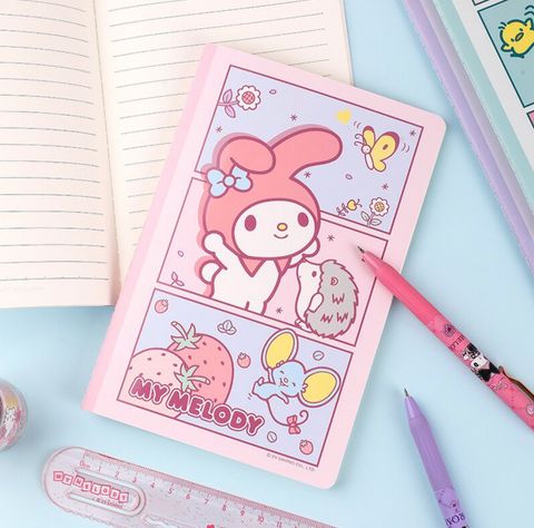 Sanrio 3 Square A5 Lined Notebook