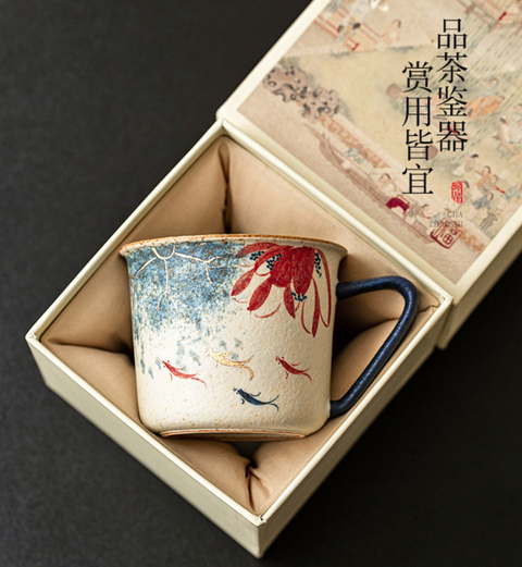 Gold Koi Ceramic Mug 255ml
