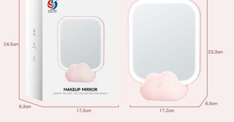 Cloud Makeup Mirror with LED Light