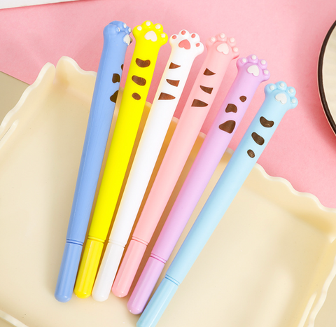 Cat Paw Squishy 0.5mm Black Gel Ink Pen
