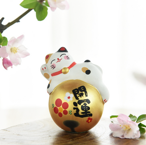 Good Luck Lucky Cat Ceramic