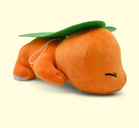Charmander Sleeping and Leaf Medium Plush 27cm