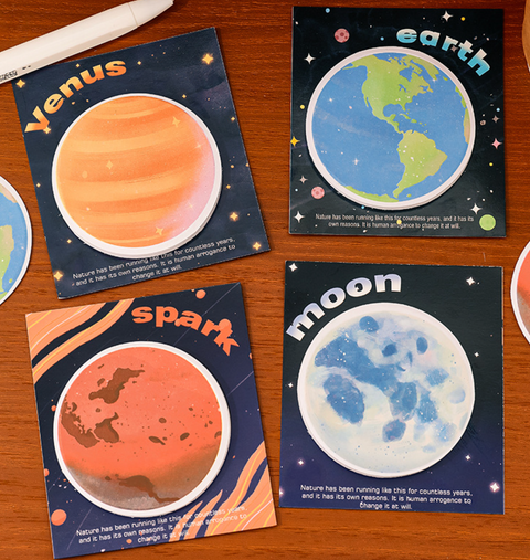 Planet Sticky Notes 10.7*9cm