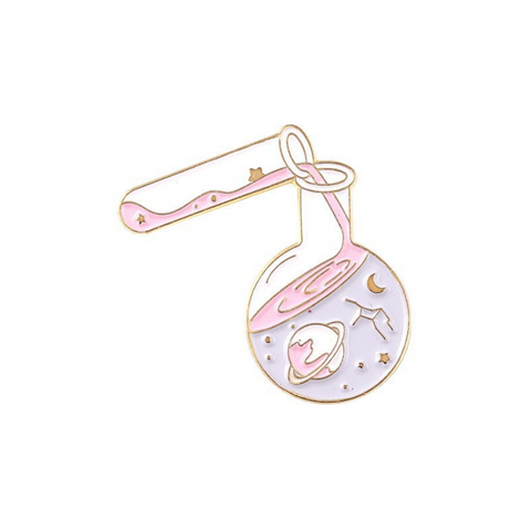 Pour Planet Science Bottle Pin