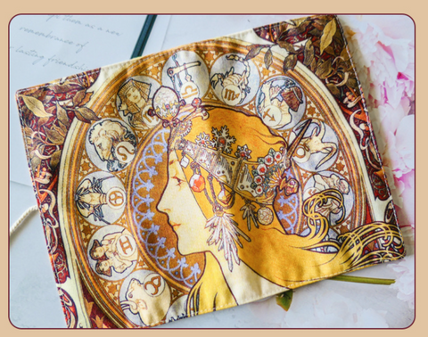 Mucha Constellation Pencil Canvas Wrap