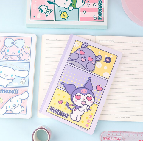 Sanrio 3 Square A5 Lined Notebook