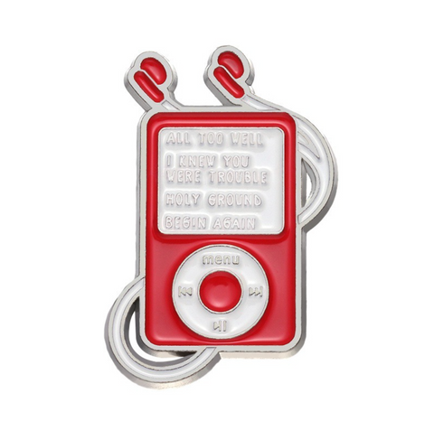 All Too Well Ipod Pin