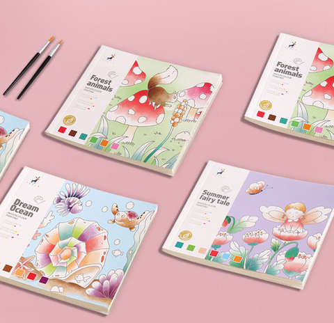 Watercolor Removable Watercolor Painting DIY