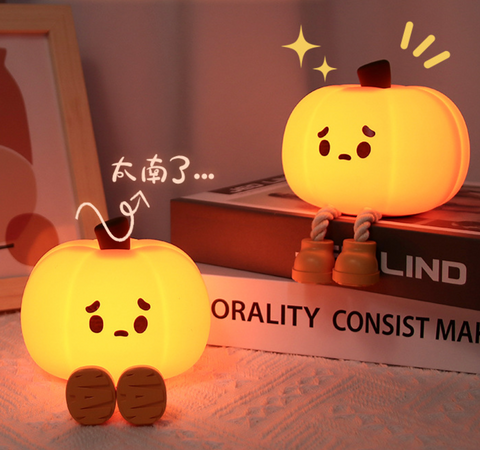 Worried Pumpkin Nightlight