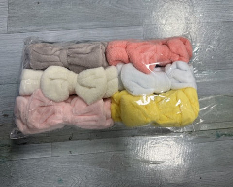 Scrunchie Bow Fuzzy Headband